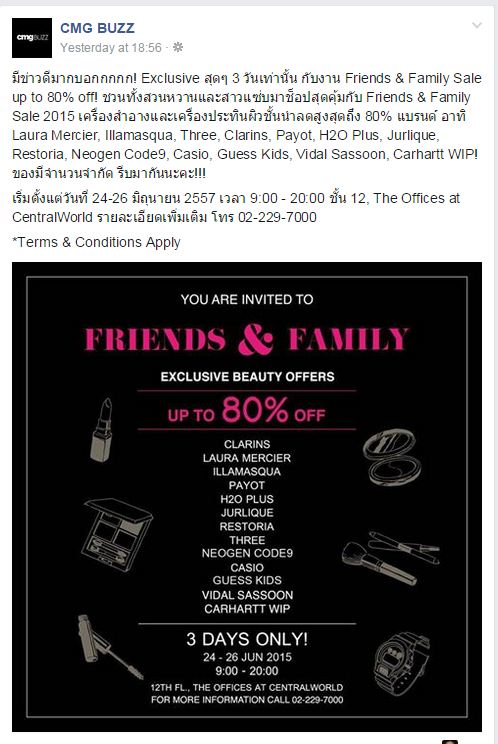 Friends & Family Sale 01