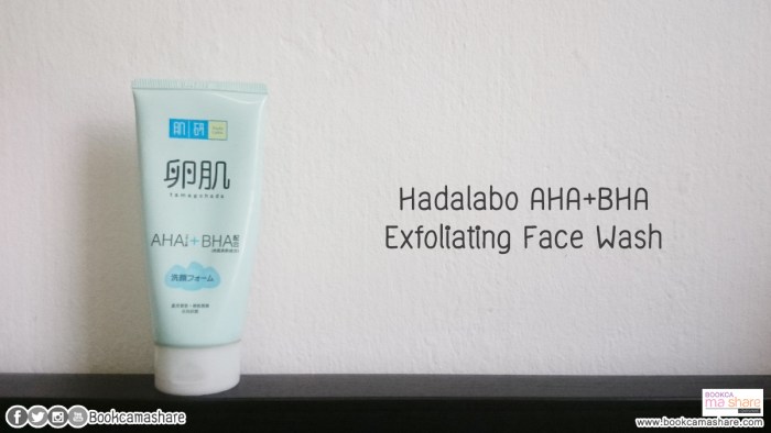 face-cleaning05-Hadalabo AHA+BHA Exfoliating Face Wash