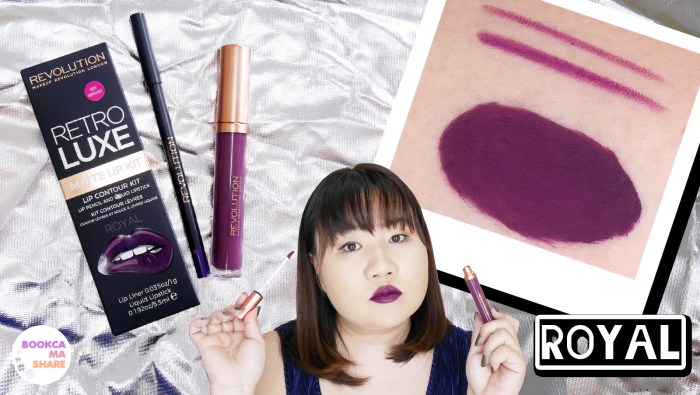 Makeup Revolution RETRO LUXE Matte Lip Kit สี Royal 