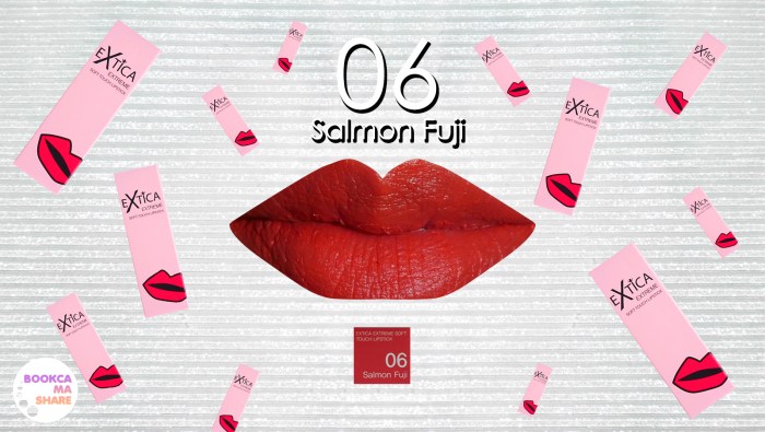 Extica Extreme Soft Touch ลิปสติก เบอร์ 06 Salmon Fuji