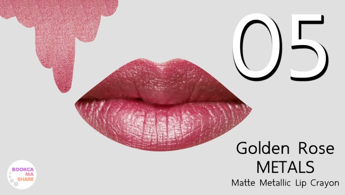 review-seatch-golden-rose-matals-matte-matallic-lip-crayon-jeban-pantip-05