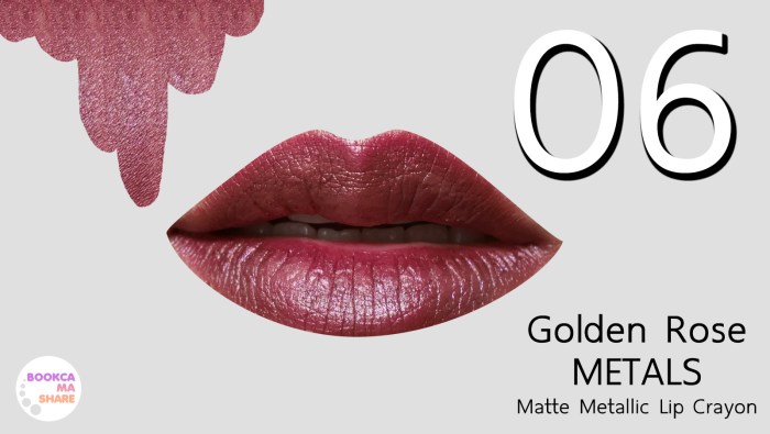 review-seatch-golden-rose-matals-matte-matallic-lip-crayon-jeban-pantip-06